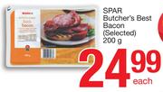 Spar Butcher's Best Bacon (Selected)-200g Each