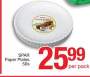 Spar Paper Plates-5's Per Pack
