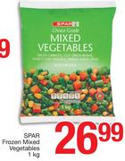 Spar Frozen Mixed Vegetables-1Kg