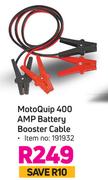 Moto Quip 400Amp Battery Booster Cable