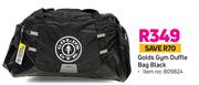 Golds Gym Duffle Bag Black