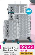Discovery 3 Piece SilverTravel Set-Per Set