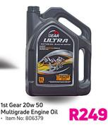 1st Gear 20W 50 Multigrade Engine Oil