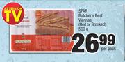  Spar Butcher's Best Viennas (Red or Smoked)-500g Per Pack