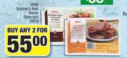 Spar Butcher's Best Bacon (Selected)-For Any 2 x 200g