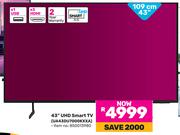 Samsung 43" (109cm) UHD Smart TV UA43DU7000KXXA