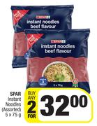 Spar Instant Noodles Assorted-For 2 x 5 x 75g