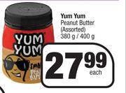 Yum Yum Peanut Butter Assorted-380g/400g Each