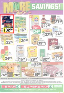 SPAR SUPERSPAR EASTERN CAPE : Get More Easter Savings (05 April - 18 April 2022) | Valid In Amahlathi, Bedford, Cala, Centane, Dagbreek, Hankey, Idutywa, Indwe, Komga, Lady Frere, Nemato, Patensie, page 4