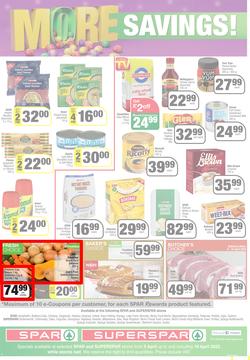 SPAR SUPERSPAR EASTERN CAPE : Get More Easter Savings (05 April - 18 April 2022) | Valid In Amahlathi, Bedford, Cala, Centane, Dagbreek, Hankey, Idutywa, Indwe, Komga, Lady Frere, Nemato, Patensie, page 4