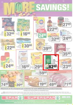 SPAR SUPERSPAR EASTERN CAPE : Get More Easter Savings (05 April - 18 April 2022) | Valid In Amahlathi, Bedford, Cala, Centane, Dagbreek, Hankey, Idutywa, Indwe, Komga, Lady Frere, Nemato, Patensie, page 4