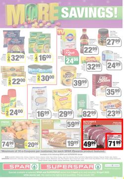 SPAR SUPERSPAR EASTERN CAPE : Get More Easter Savings (05 April - 18 April 2022) | Valid In Amahlathi, Bedford, Cala, Centane, Dagbreek, Hankey, Idutywa, Indwe, Komga, Lady Frere, Nemato, Patensie, page 4