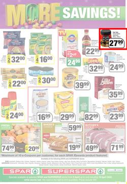 SPAR SUPERSPAR EASTERN CAPE : Get More Easter Savings (05 April - 18 April 2022) | Valid In Amahlathi, Bedford, Cala, Centane, Dagbreek, Hankey, Idutywa, Indwe, Komga, Lady Frere, Nemato, Patensie, page 4