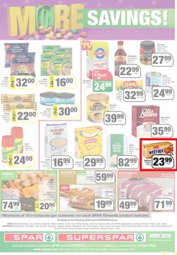 SPAR SUPERSPAR EASTERN CAPE : Get More Easter Savings (05 April - 18 April 2022) | Valid In Amahlathi, Bedford, Cala, Centane, Dagbreek, Hankey, Idutywa, Indwe, Komga, Lady Frere, Nemato, Patensie, page 4
