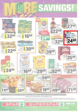 SPAR SUPERSPAR EASTERN CAPE : Get More Easter Savings (05 April - 18 April 2022) | Valid In Amahlathi, Bedford, Cala, Centane, Dagbreek, Hankey, Idutywa, Indwe, Komga, Lady Frere, Nemato, Patensie, page 4