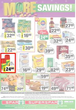 SPAR SUPERSPAR EASTERN CAPE : Get More Easter Savings (05 April - 18 April 2022) | Valid In Amahlathi, Bedford, Cala, Centane, Dagbreek, Hankey, Idutywa, Indwe, Komga, Lady Frere, Nemato, Patensie, page 4