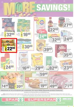 SPAR SUPERSPAR EASTERN CAPE : Get More Easter Savings (05 April - 18 April 2022) | Valid In Amahlathi, Bedford, Cala, Centane, Dagbreek, Hankey, Idutywa, Indwe, Komga, Lady Frere, Nemato, Patensie, page 4