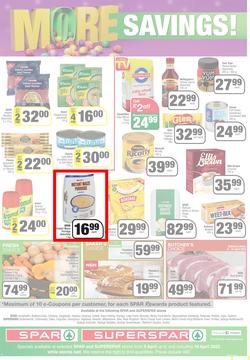 SPAR SUPERSPAR EASTERN CAPE : Get More Easter Savings (05 April - 18 April 2022) | Valid In Amahlathi, Bedford, Cala, Centane, Dagbreek, Hankey, Idutywa, Indwe, Komga, Lady Frere, Nemato, Patensie, page 4
