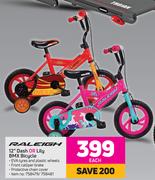 Raleigh 12" Dash Or Lily BMX Bicycle-Each
