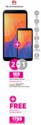 2 x Huawei Y5p 4G Smartphone-On Red Flexi 125 + On Promo 65
