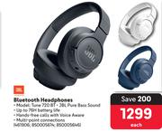 JBL Bluetooth Headphones TUNE 720 BT-Each