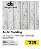 Design House Arctic Cladding 2.4m (h) x 122mm (w) x 12mm (d)