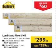 Builders Laminated Pine Shelf 653348-Each