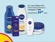 Nivea Q10 Hand & Body Products-Each