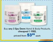Epy Derm Hand & Body Products-Each
