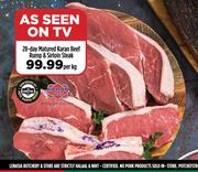 28 Day Matured Karan Beef Rump & Sirloin Steak-Per Kg