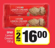 Spar Lemon Creams-For 2 x 150g