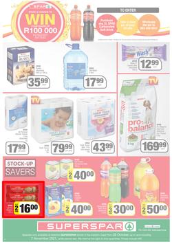 SUPERSPAR EASTERN CAPE : Our Best For Less (26 October - 7 November 2021) | Valid In Butterworth, Cofimvaba, Daku, Engcobo, Georgious, Highway, Kwantu, Mdantsane, Ndu, New Brighton, Protea, Zonke, page 4
