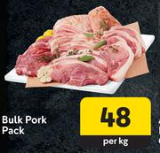 Bulk Pork Pack-Per Kg
