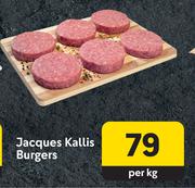 Jacques Kallis Burgers-Per Kg
