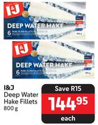 I & J Deep Water Fillets-800g Each