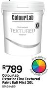 Colourlab Exterior Fine Textured Paint (Bali Mist) 81454489-20L