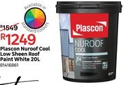 Plascon Nuroof Cool Low Sheen Roof Paint (White) 81416861-20L