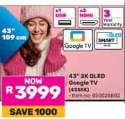 TCL 43" 2K QLED Google TV 43S5K 850028882