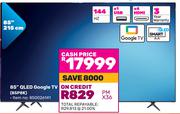 TCL 85" QLED Google TV 85P8K 850026141