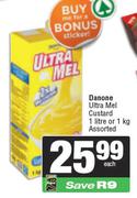 Danone Ultra Mel Custard Assorted-1L Or 1Kg