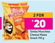 Simba Munchiez Cheese Maize Snack-For 2 x 110g