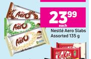 Nestle Aero Slabs Assorted-135g Each