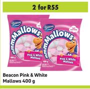 Beacon Pink & White Mallows-For 2 x 400g