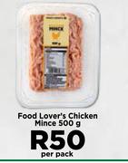 Food Lover's Chicken Mince-500g Per Pack