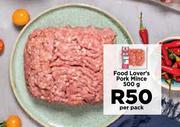 Food Lover's Pork Mince-500g Per Pack