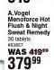 A.Vogel Menoforce Hot Flush & Night Sweat Remedy 30 Tablets