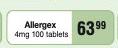 Allergex 4mg 100 Tablets