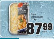 Presto Beef Lasagne-1.2kg Each