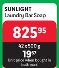 Sunlight Laundry Bar Soap-42 x 500g