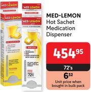 Med-Lemon Hot Sachet Medication Dispenser-72's Pack